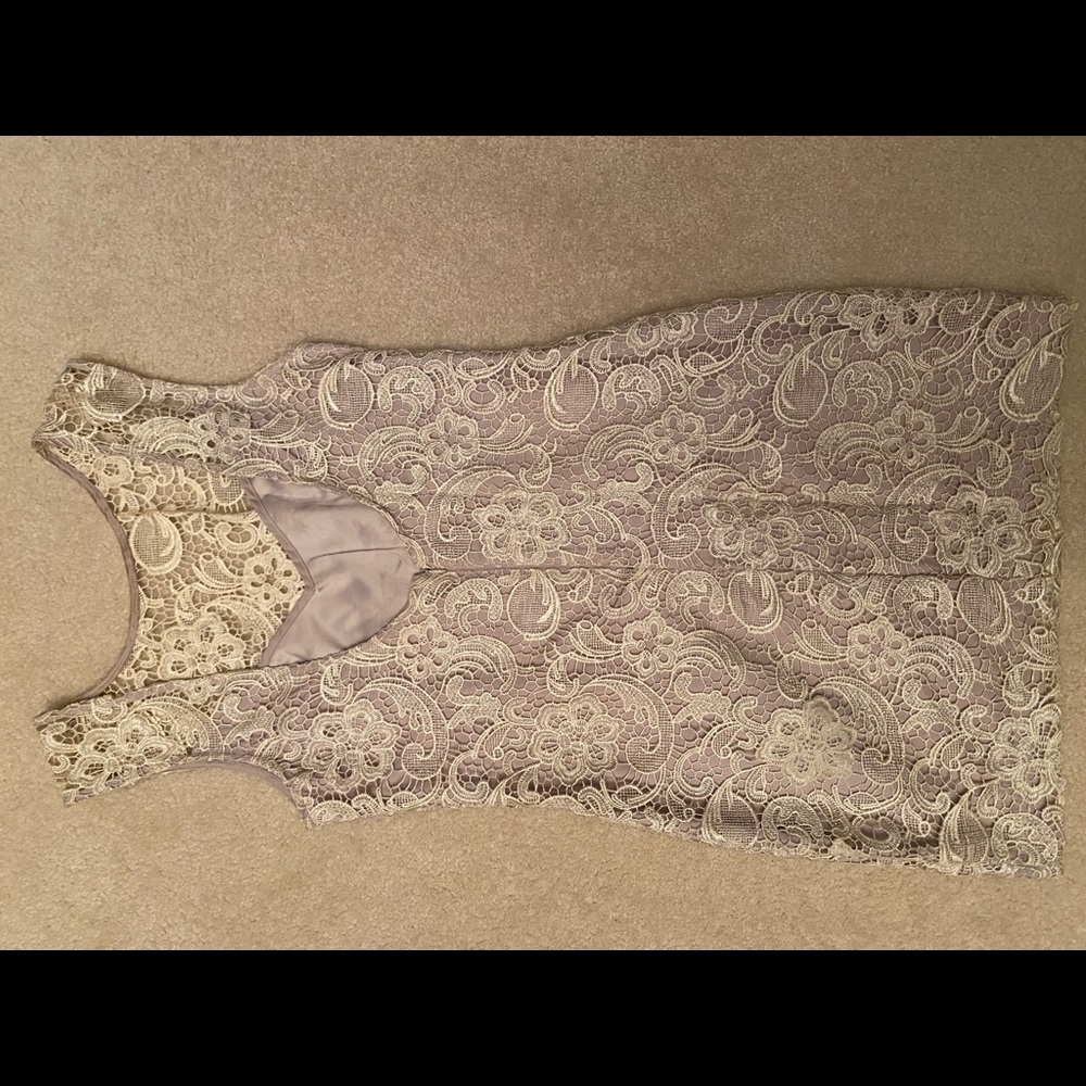 Lace dress.